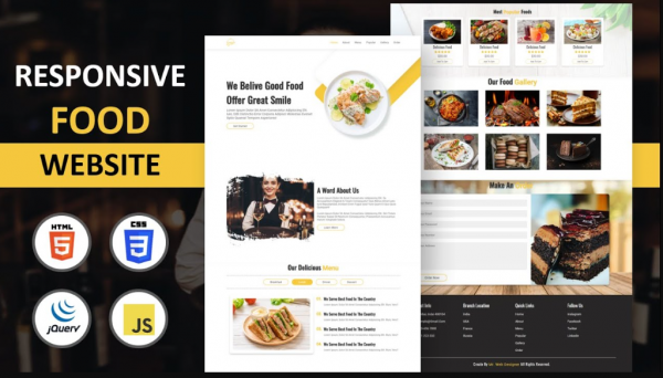 Desain dengan tampilan fullscreen dan animasi menarik